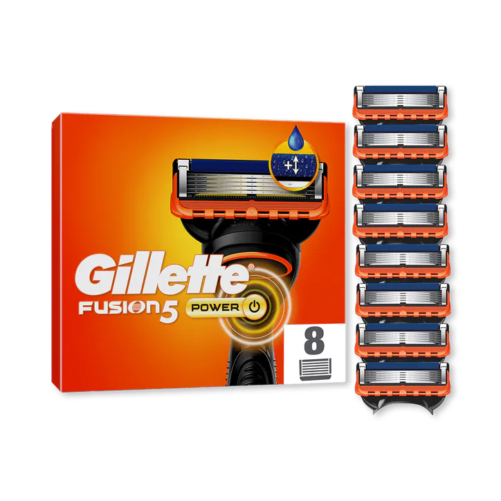 Gillette Fusion5 Power Razor Refill for Men, Gillette 8 Razor Blade Refill detail 2