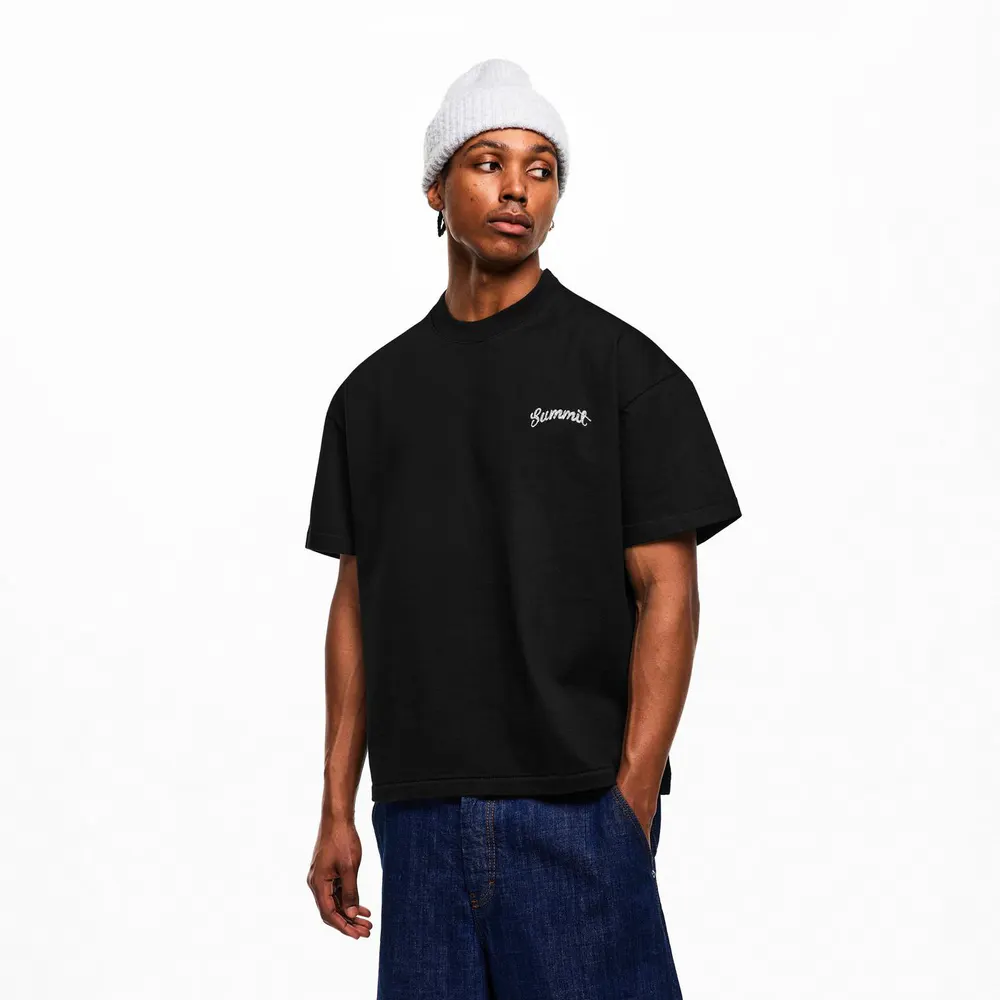 Summit Men's Chainstitch Oversized T-Shirt detail 3