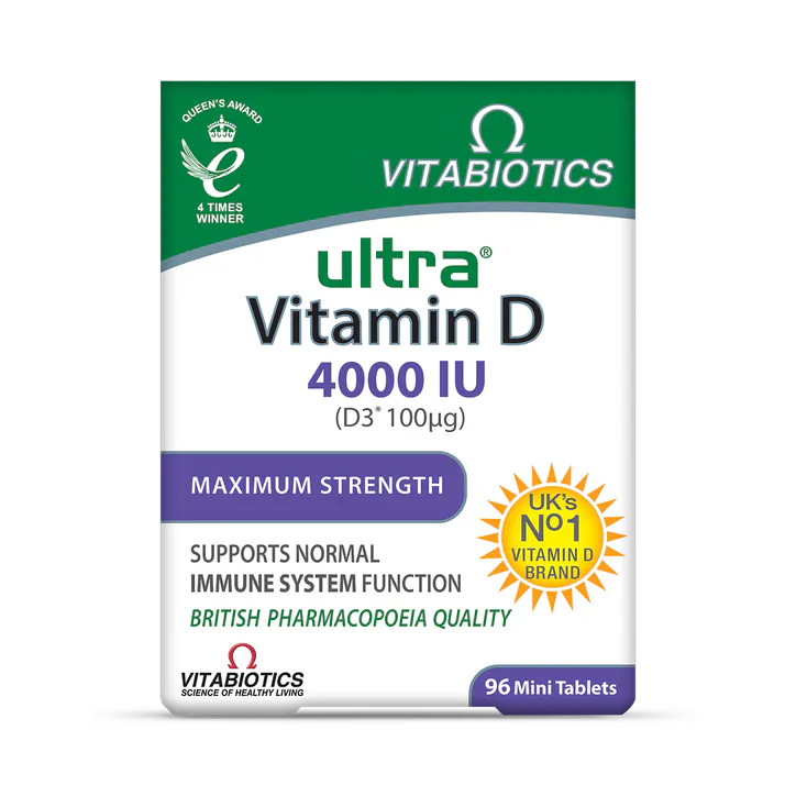 Vitabiotics Ultra Vitamin D3 4000IU 96 Tablets