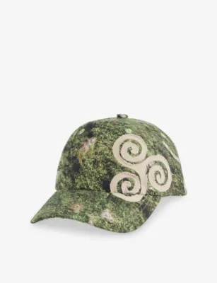 PELLADOR Triskle Graphic-Print Woven Cap