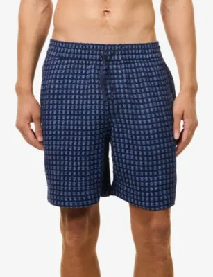 CHE Riita Textured Linen Swim Shorts detail 2