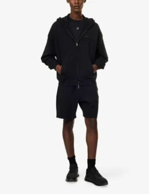 GYMSHARK Evolve Zip-Through Cotton-Blend Hoody detail 2