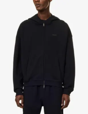 GYMSHARK Evolve Zip-Through Cotton-Blend Hoody detail 3