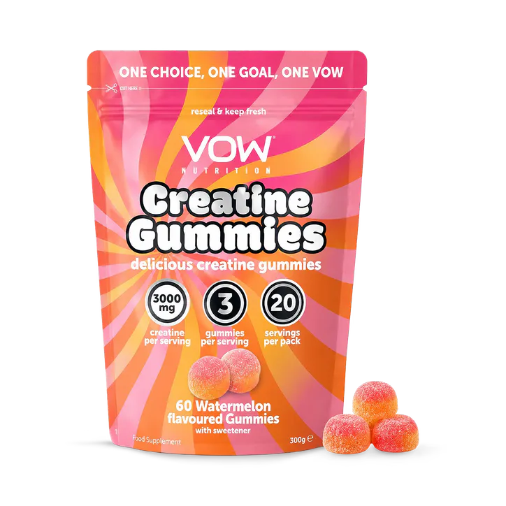 Vow Nutrition Creatine Gummies Watermelon 60 Gummies