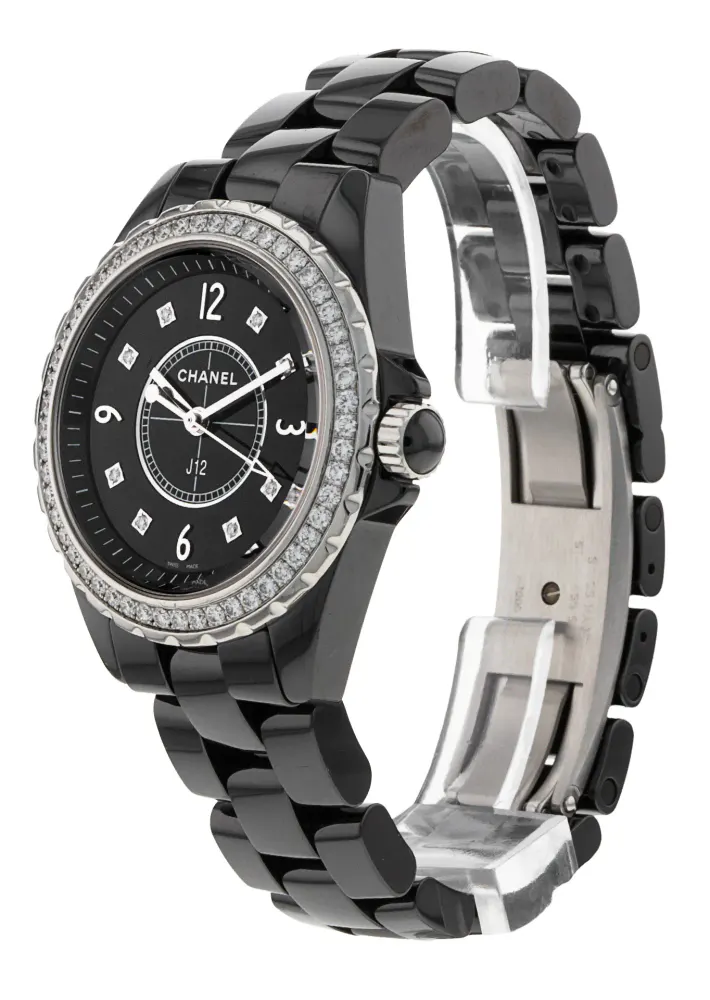 Chanel J12 H3108 — 2015 — Excellent in Black Diamond, additional product view 2