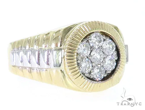 RINA - For Him FACTORY Diamond Timepiece Ring 31577 in Rose Gold / 8 – Ring
