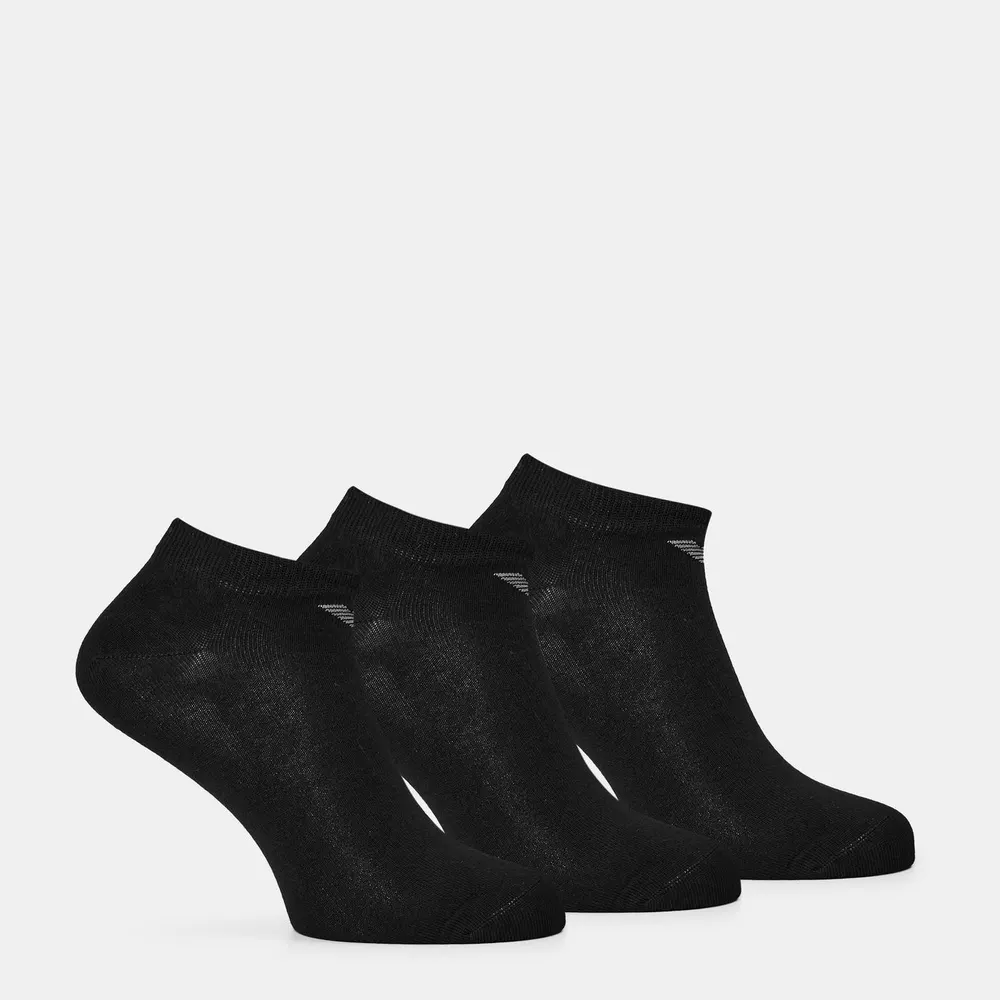 Emporio Armani Men's Low Cut Breathable Trainer Socks