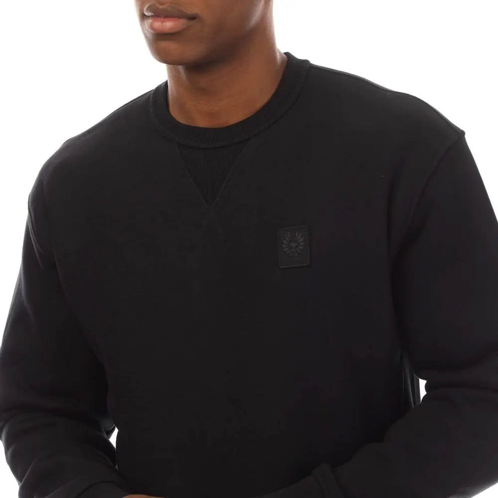 Belstaff Heavyweight Cotton Fleece Hockley Sweatshirt detail 3