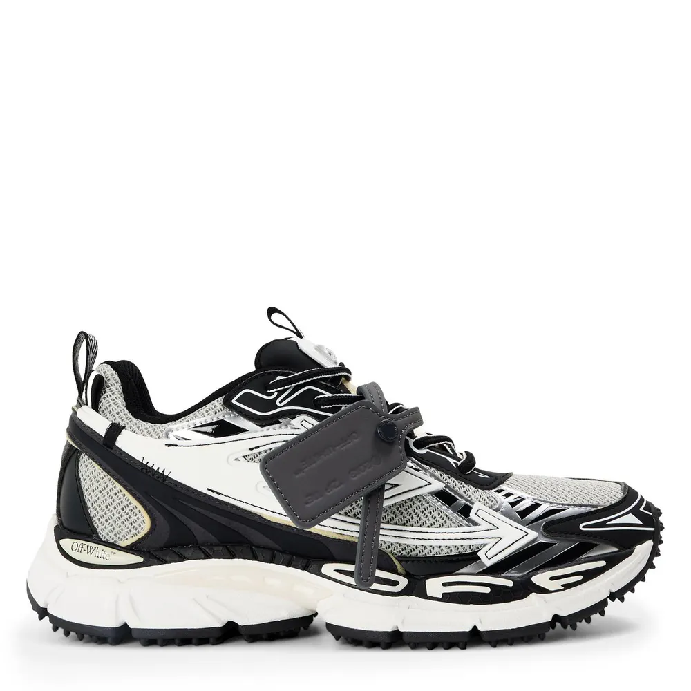 Off White Mens Be Right Back Sneakers in Black/White – Footwear
