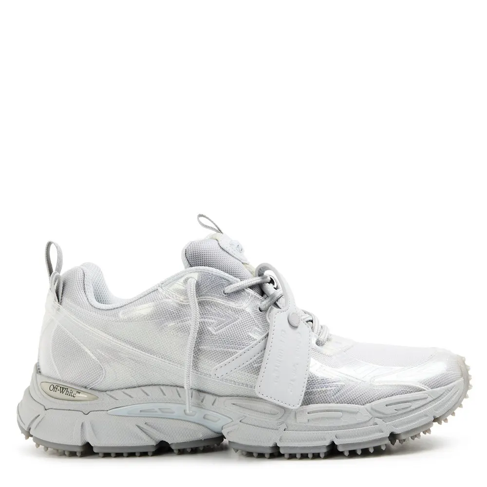 Off White Mens Be Right Back Sneakers in Grey – Footwear