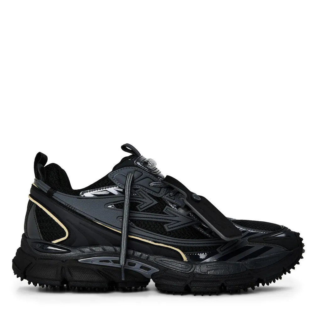 Off White Mens Be Right Back Sneakers in Black/Black – Footwear