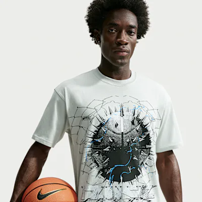 Nike Men's Basketball T-Shirt - Light Silver in Light Silver – Nike men's and unisex