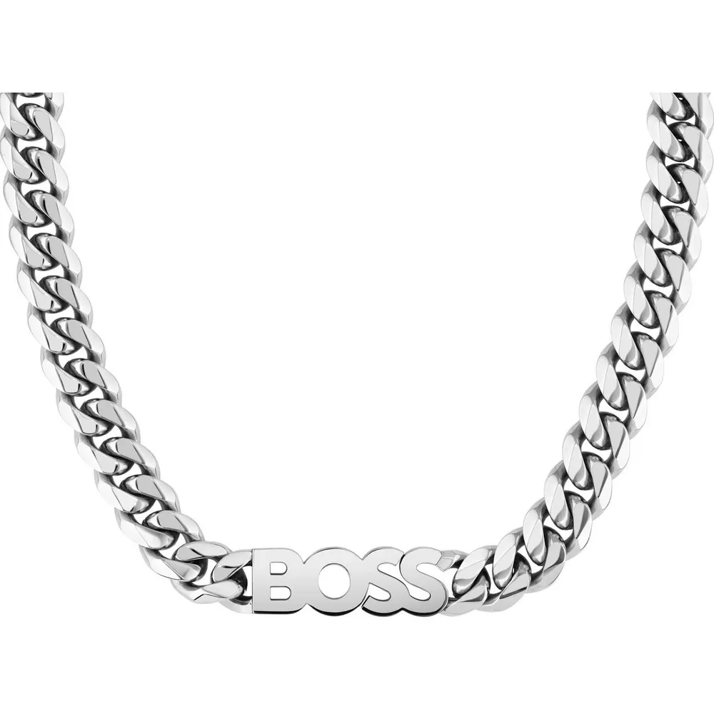 Boss Men's Kassy Stainless Steel Chain Necklace detail 2
