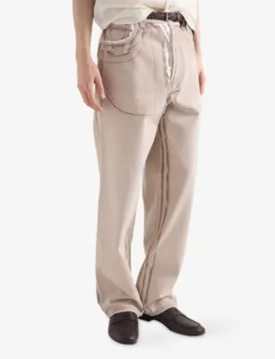 PRADA Bull Straight-Leg Denim Jeans detail 3