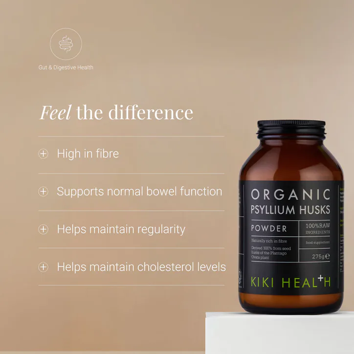 KIKI HEALTH Organic Psyllium Husk Powder - 275g, additional product view 2