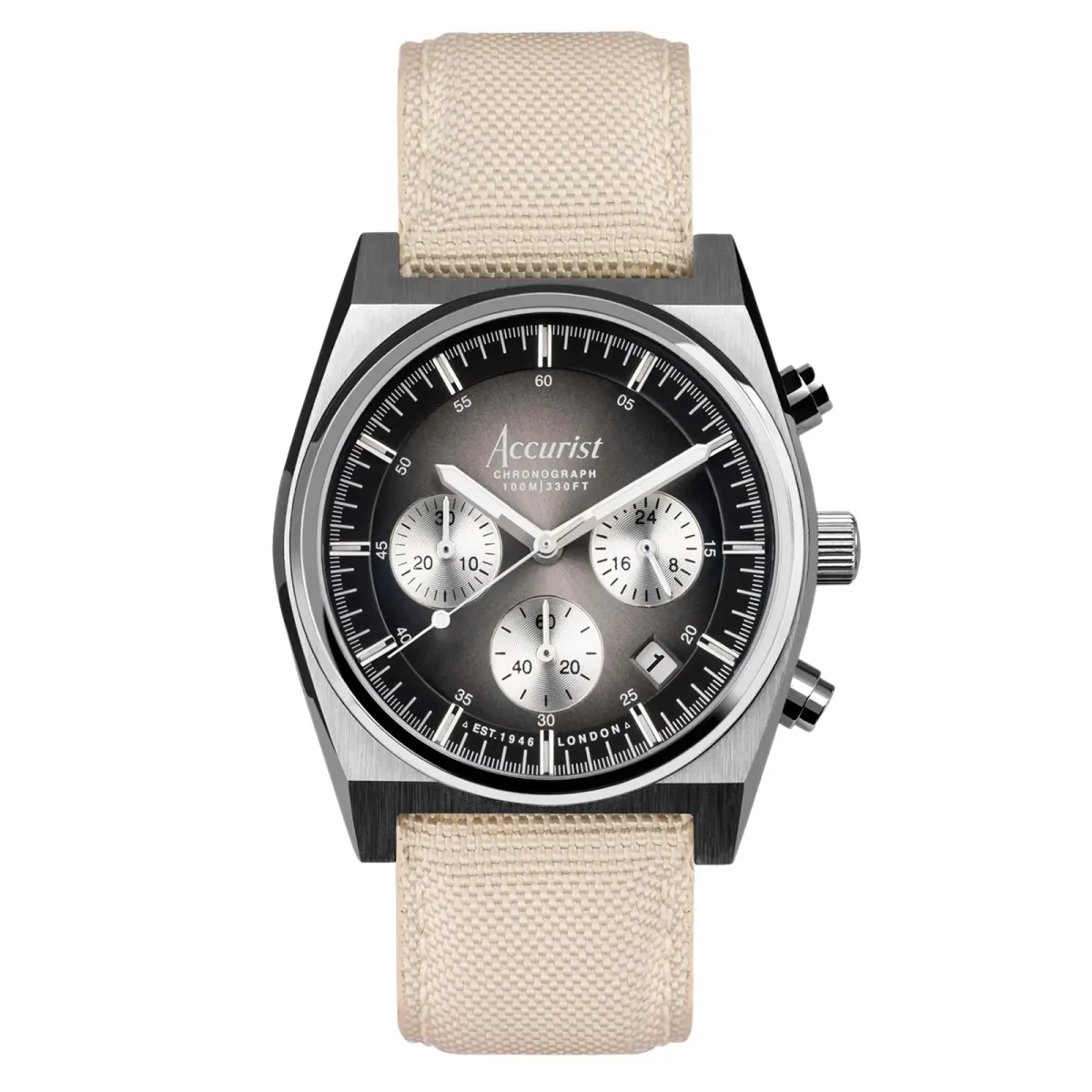 Accurist Origin Chrono Grey Dial Mens Watch
