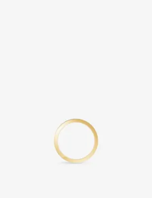 CARTIER C de Cartier 3mm 18ct Yellow-Gold and 0.03ct Brilliant-Cut Diamond Wedding Ring - 55mm detail 3