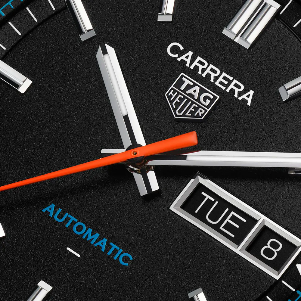 TAG Heuer Carrera Day-Date 41mm Mens Watch Black in Black, additional product view 3
