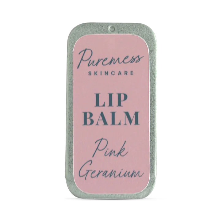 Puremess Skincare Lip Balm 10g - Pink Geranium