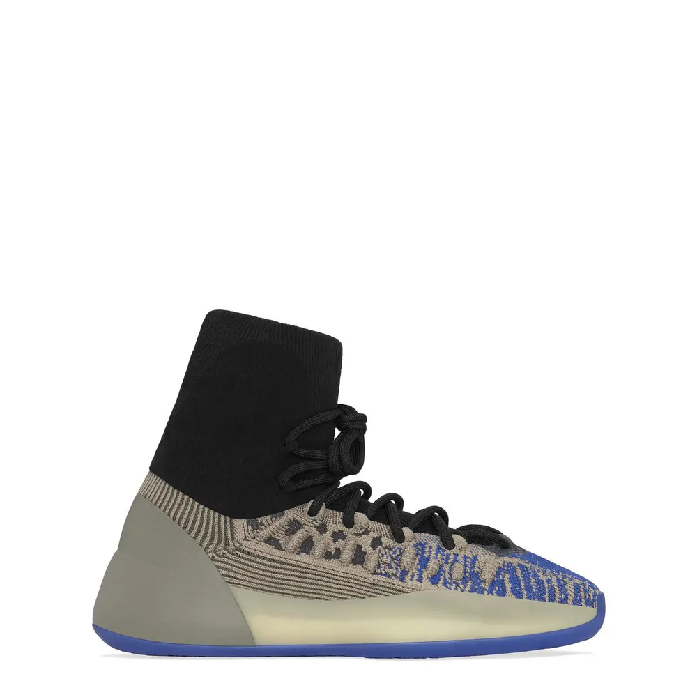 Yeezy Men's Basketball Sneakers, Sock-like Feel in Slate Azure – Footwear