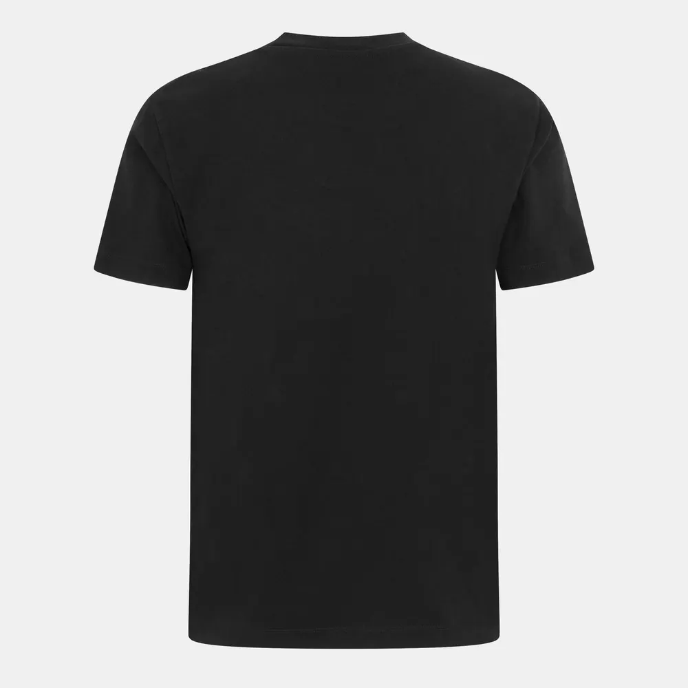 Off White Men's Helvetica Logo Short Sleeve Typography T-Shirt detail 2