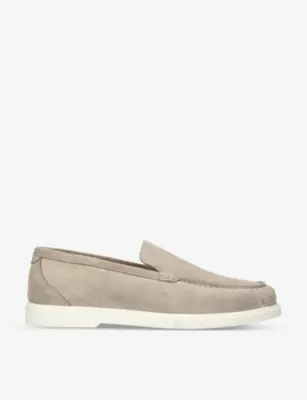 LOAKE Tuscany slip-on suede loafers - EUR 46 / 12 UK MEN in GREY – Mens | Loafers