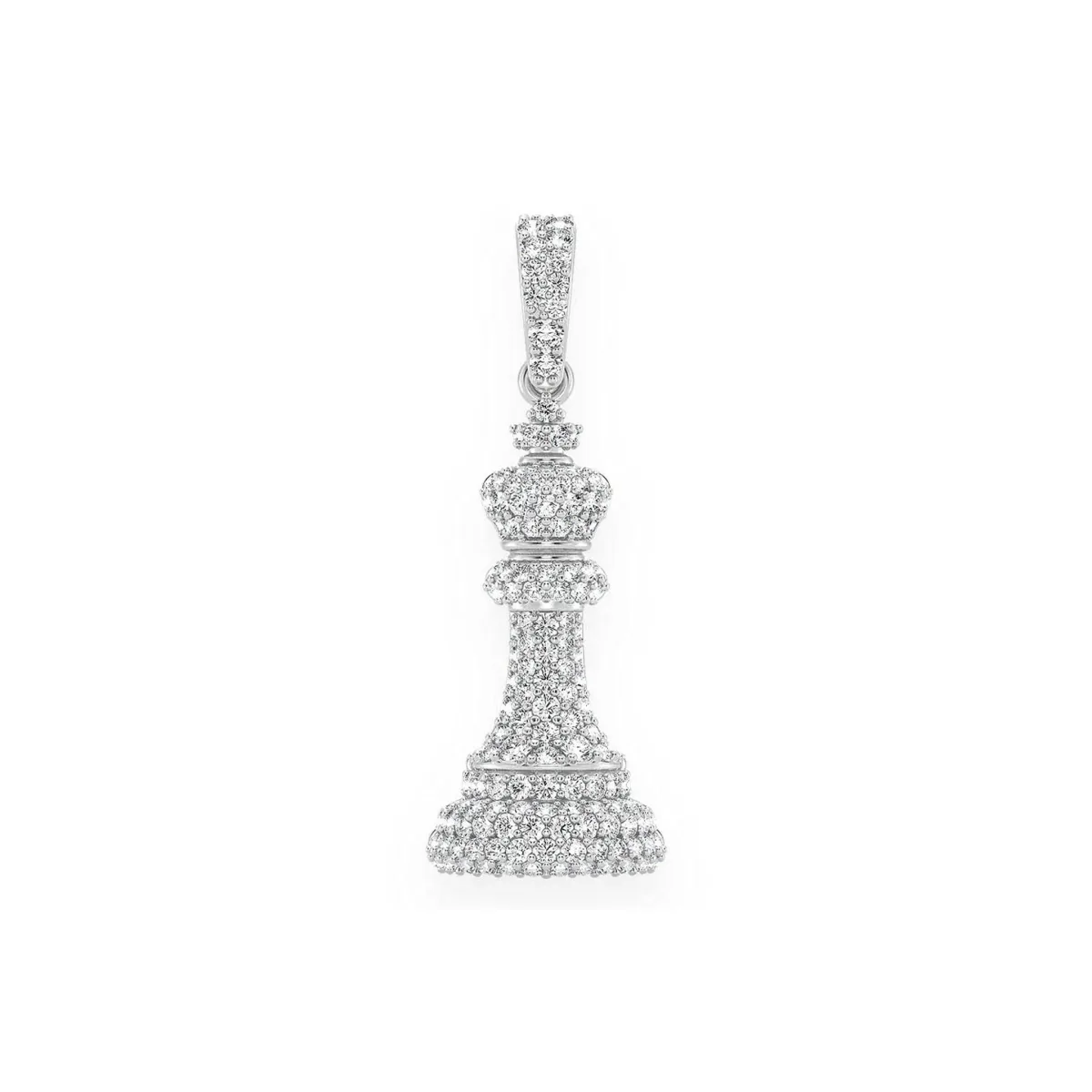 For Him King Chess Diamond Pendant in Rose Gold / Natural Diamond – Pendant