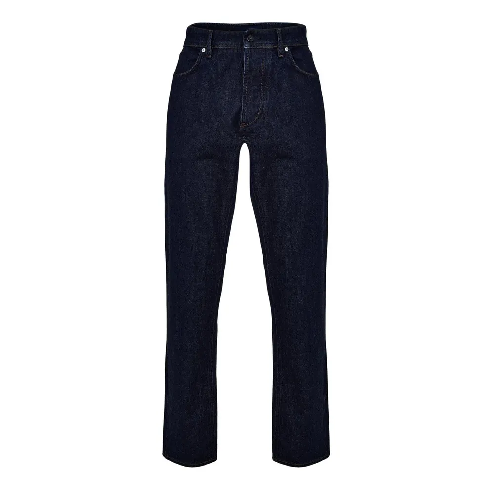 Stone Island Mens Denim Research Straight Jeans in Blu Rinse VJ201 – Clothing