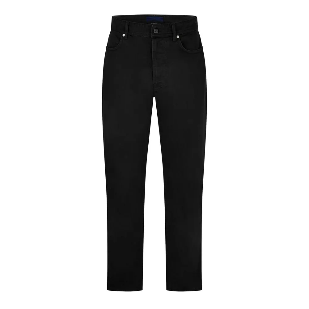 Stone Island Mens Denim Research Straight Jeans in Black V0029 – Clothing