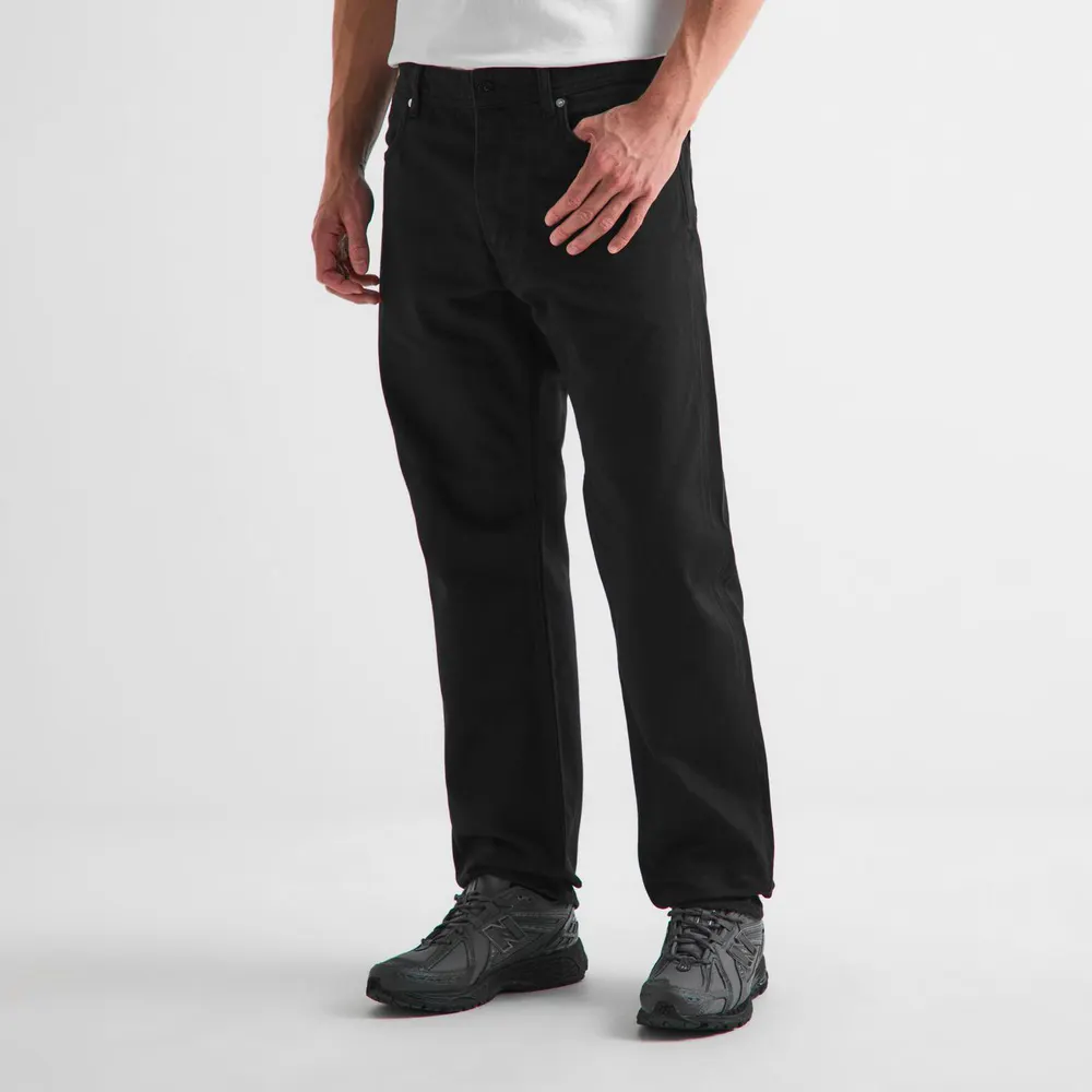 Stone Island Mens Denim Research Straight Jeans in Black V0029, additional product view 3