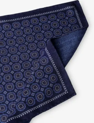 HACKETT Printed Double-Face Wool Hank detail 2
