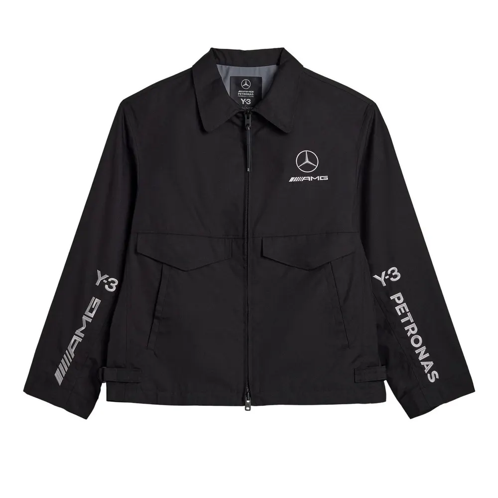 Y3 Mens Mercedes Wolf Jacket in Black – Clothing