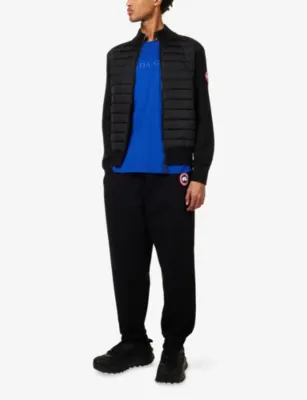 CANADA GOOSE Hybridge Contrast-Sleeve Knitted Jacket detail 2