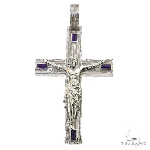 MARYAM - For Him SILVER .925 Silver Midnight Redemption Cross Pendant 69572 – Pendant