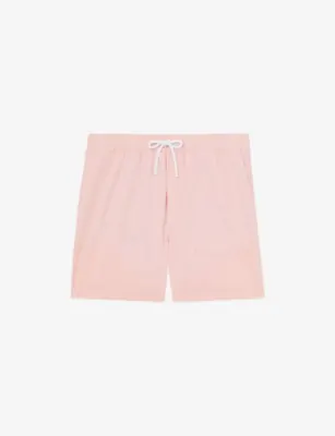 REISS Cliff Drawstring Swim Shorts - AQUA BLUE detail 3