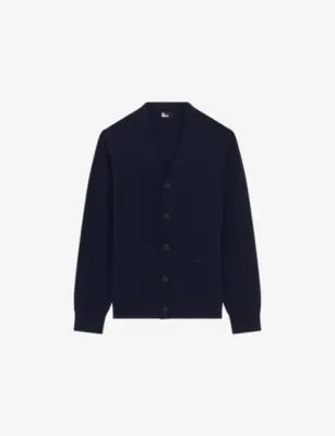 THE KOOPLES V-Neck Relaxed-Fit Cashmere-Blend Cardigan
