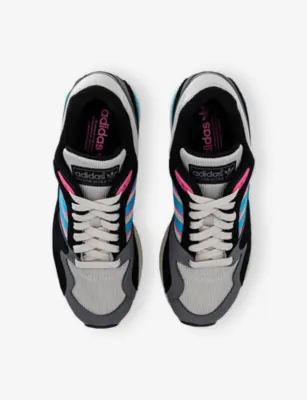 ADIDAS Original Ultra Suede and Mesh Trainers - EUR 45.5 / 11.5 UK MEN in GREY SAMBA BLUE GREY, additional product view 2