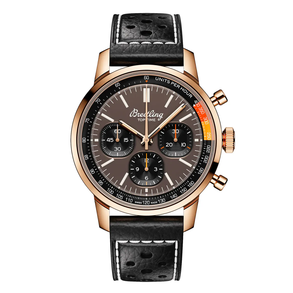 Breitling Top Time B01 41mm Mens Watch Brown