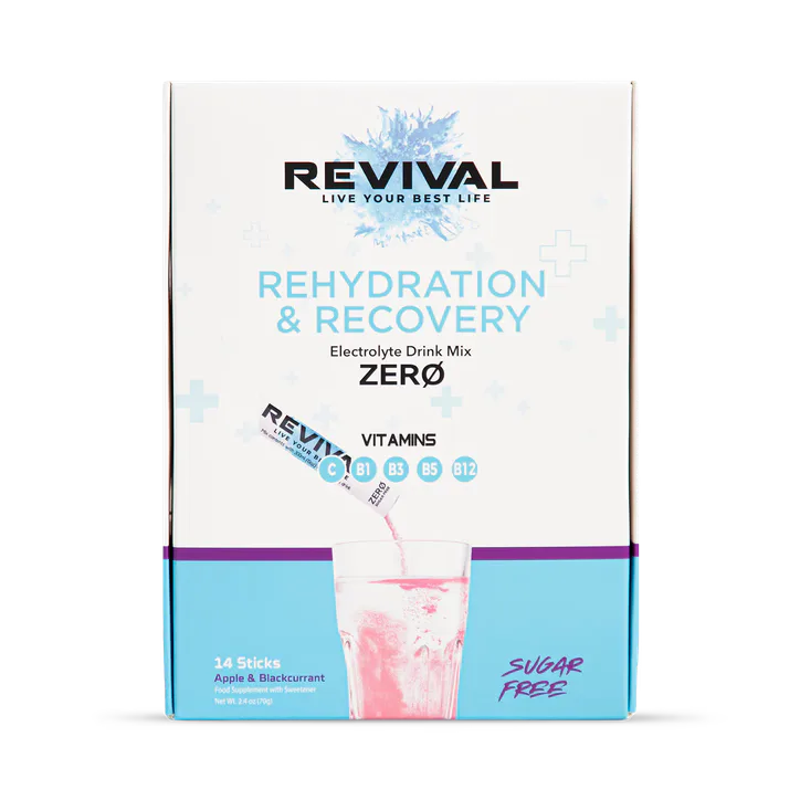 REVIVAL Rehydration & Recovery ZERO - Apple Blackcurrant 14 pack detail 2