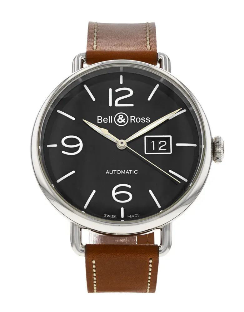 Bell and Ross Vintage BRWW196-BL-ST — 2018 — Excellent in Black Quarter Arabic – Pre-owned watches