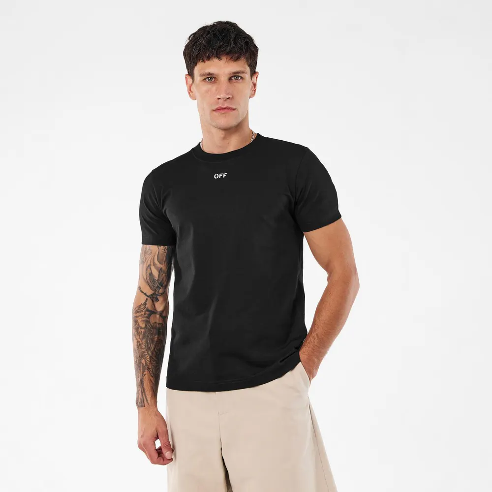 Off White Men's - Crew Neck T-Shirt detail 3