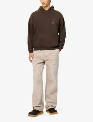 ALEXANDER DIGENOVA Small Crest Cotton Hoody detail 2