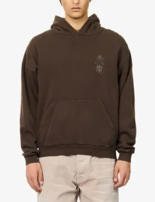 ALEXANDER DIGENOVA Small Crest Cotton Hoody detail 3
