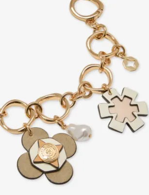 TORY BURCH Forget Me Not Metal Bag Chain in TORY GOLD, additional product view 2