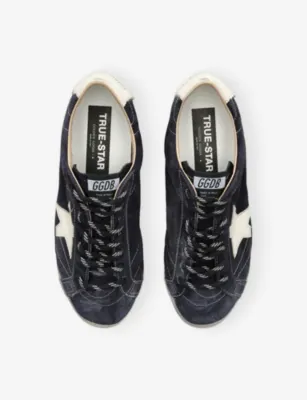 GOLDEN GOOSE True Star 51134 Suede Trainers - EUR 46 / 12 UK MEN in Navy, additional product view 2