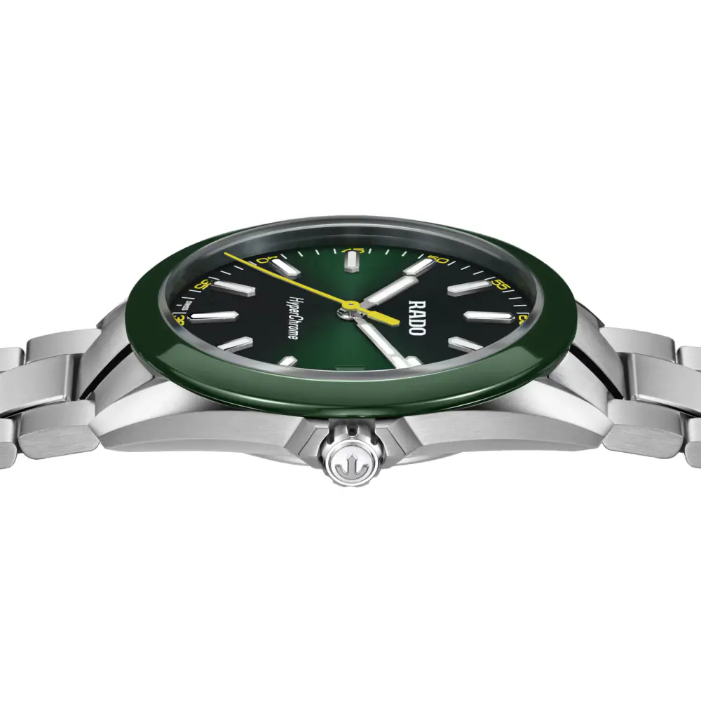 Rado Hyperchrome 41mm XL Quartz Mens Watch in Green, additional product view 3