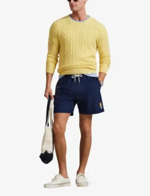 POLO RALPH LAUREN Traveler Logo-Embroidered Stretch-Woven Shorts detail 2