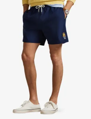 POLO RALPH LAUREN Traveler Logo-Embroidered Stretch-Woven Shorts detail 3
