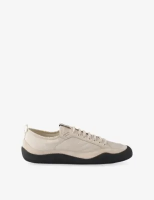 PRADA Speedrock Re-Nylon Woven And Suede Trainers - NEUTRAL - EUR 39 / 5 UK MEN detail 2