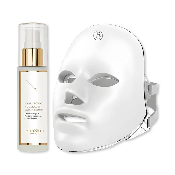 Erth Skin London REVIVE & HYDRATE SKIN THERAPY SET (SKIN RETREAT & RENEW LIGHT THERAPY FACE MASK + HA SERUM 60ML) detail 3